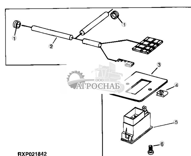 КОМПЛЕКТ ПЕРЕКЛЮЧАТЕЛЕЙ ВРАЩАЮЩЕГОСЯ ПРОБЛЕСКОВОГО МАЯЧКА - ST75133 446.jpg